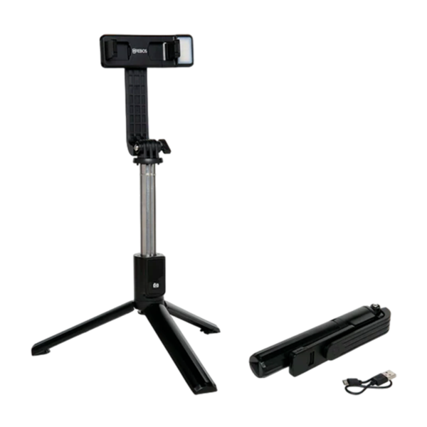 Bastão Selfie com Iluminação HS701 - HREBOS