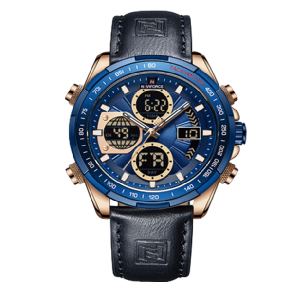 Relógio Militar NF 9197 Azul - NAVIFORCE