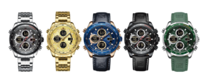 Relógio Militar NF 9197 Coleção - NAVIFORCE