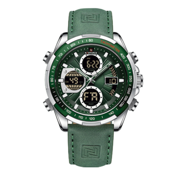 Relógio Militar NF 9197 Verde - NAVIFORCE