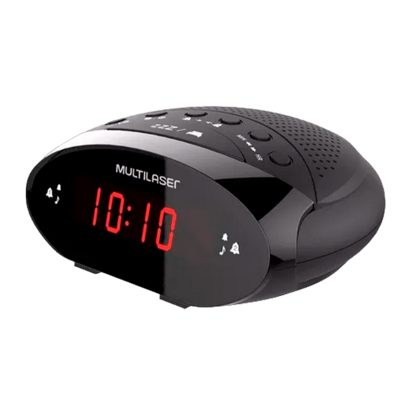 RÁDIO RELÓGIO DESPERTADOR SP399 - MULTILASER