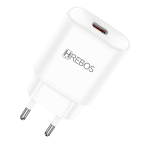 Carregador USB-C TURBO 20W HS305 - HREBOS