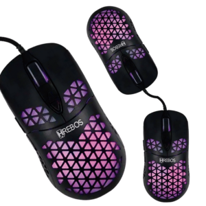 Mouse Gamer com Fio HS189 - HREBOS