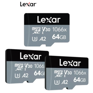 Cartão de Memória Profissional 64 GB A2 - LEXAR