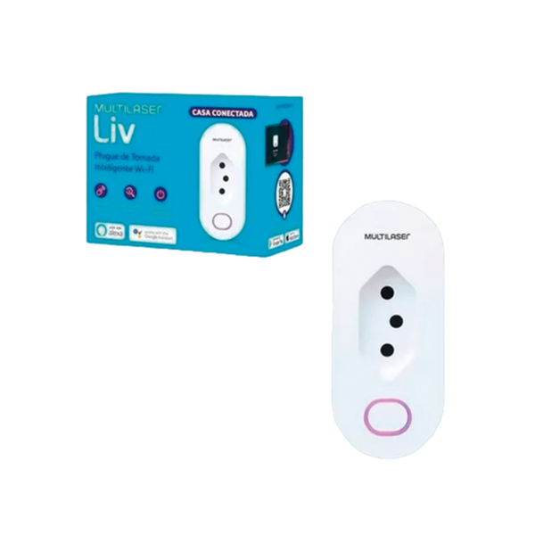 Tomada Inteligente Wi Fi Liv SE 231 - MULTILASER